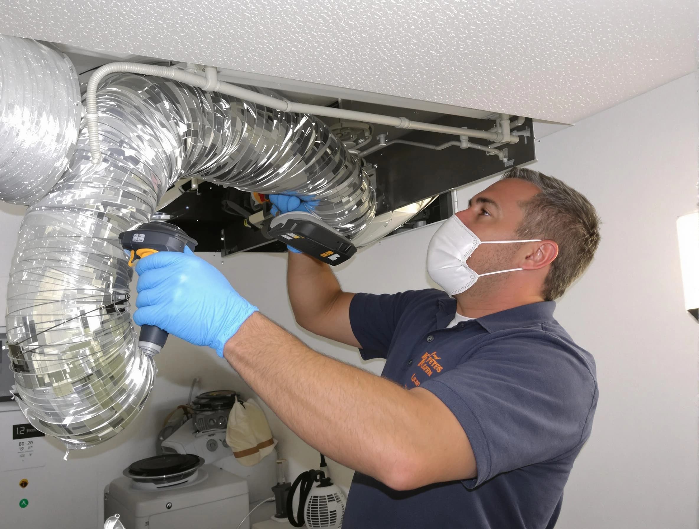 Boston Dryer Vent Cleaning professional performing thorough residential dryer vent cleaning in Boston