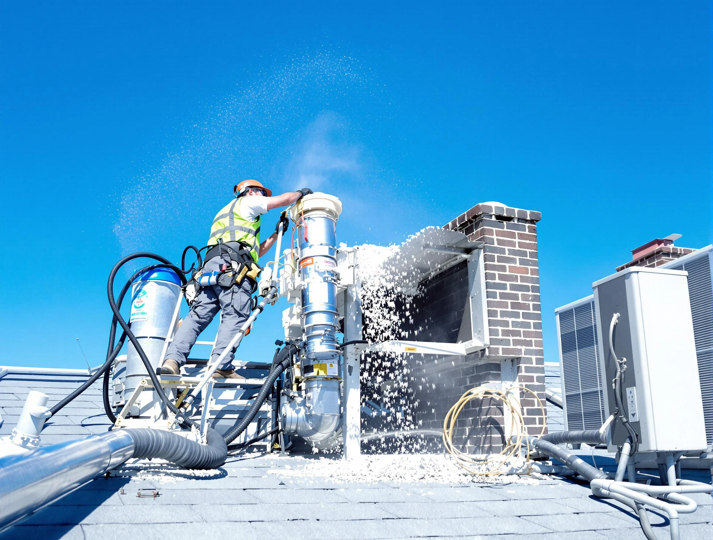 Expert roof dryer vent cleaning by Boston Dryer Vent Cleaning in Boston
